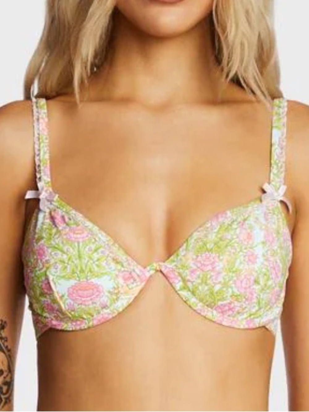 Dippin Daisys cottagecore bikini top